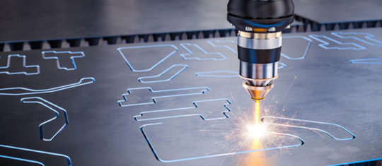 Gravure laser metal